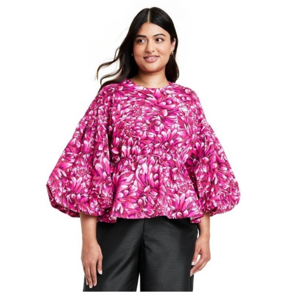 Kika Vargas X Target Floral Blouse